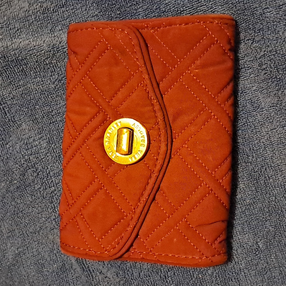 🌞Vera Bradley Push lock Wallet Clutch bag.
